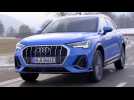 Audi Q3 TFSI e Turbo in Blue Driving Video