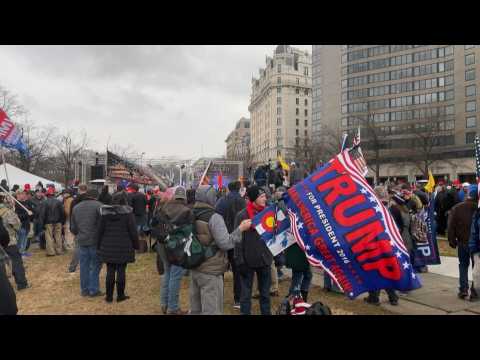 Trump supporters rally in US capital ahead of Congressional vote certification