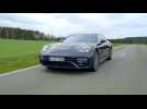 The new Porsche Panamera Turbo S Executive in Night Blue Driving Video