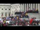 Trump supporters storm Capitol's steps; police evacuate Congress