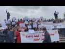 High school supervisors protest in Tunis