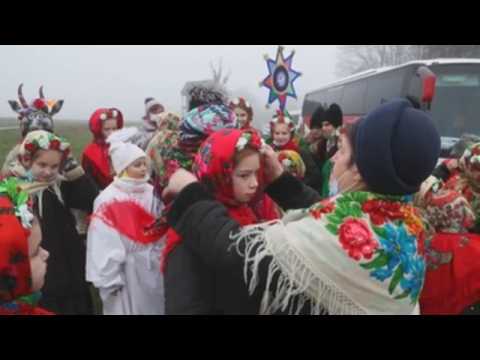 Orthodox Christmas celebrations in Kiev