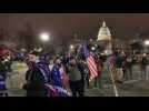 US Capitol secured, hundreds defy curfew