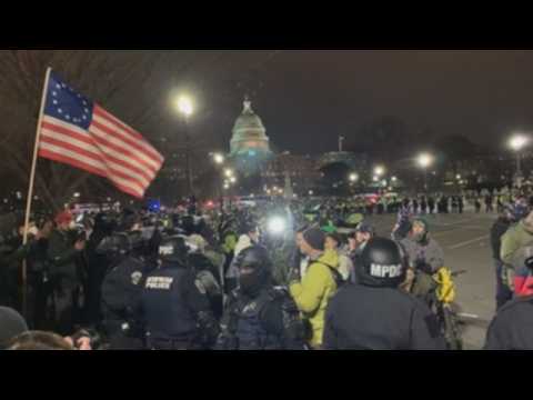 Curfew in place after Trump supporters break into US Capitol