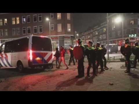 184 people arrested in third night of disturbances in Netherlands
