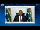 S. African President Ramaphosa concerned by 'vaccine nationalism' (Davos)