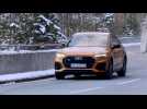 Audi SQ5 Sportback TDI quattro in Dragon orange Driving Video