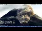 Indonesian volcano erupts, spewing hot ash three kilometres away