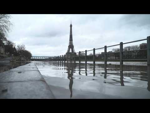 Seine floods Paris's streets after heavy rains