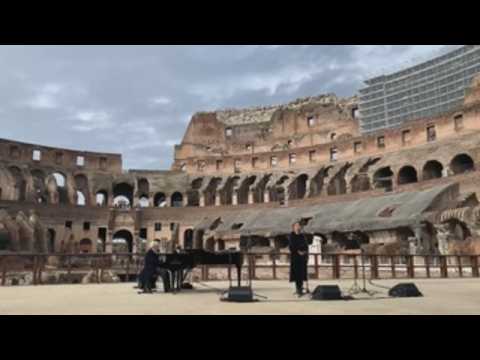 The Colosseum reopens in Rome