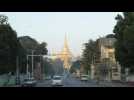 Images of Yangon a day after Myanmar's military staged coup - Label : AFPTV - First images - Category : News