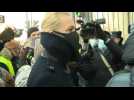 Wife of Kremlin critic Navalny arrives at court