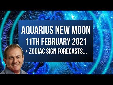 Aquarius New Moon 11th February 2021 + Zodiac Sign Forecasts