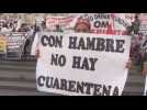 Peruvian protesters demand government ease lockdown measures