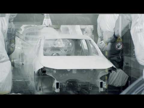 The Mercedes EQA Production - Paint shop
