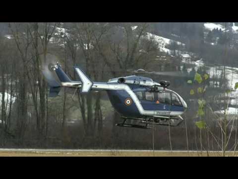 French helicopter takes off from base, day after deadly crash