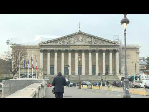 Flags at half-mast at France's National Assembly in memory of Giscard d'Estaing