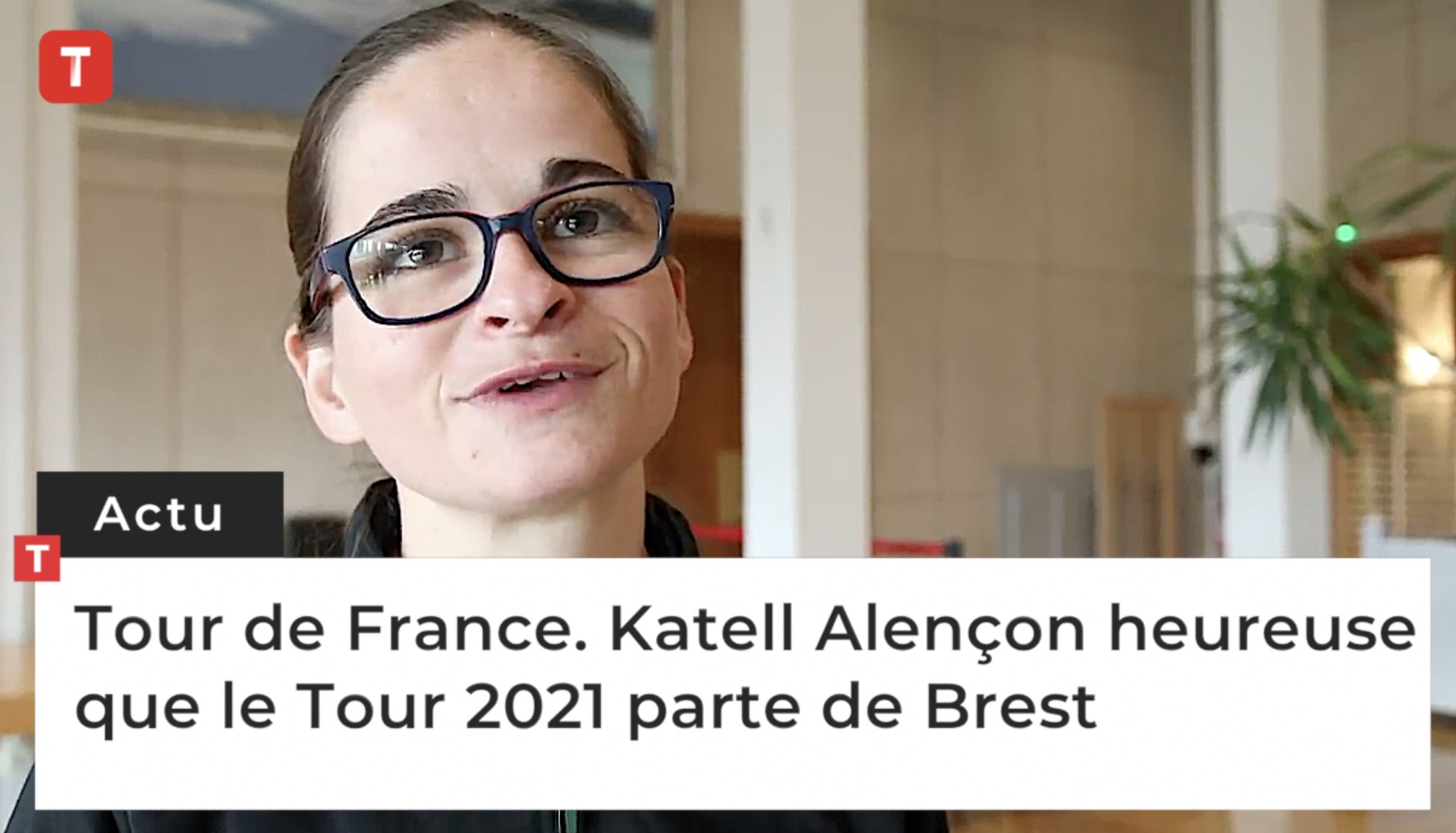 Tour de France. Katell Alençon heureuse que le Tour 2021 parte de Brest (Le Télégramme)