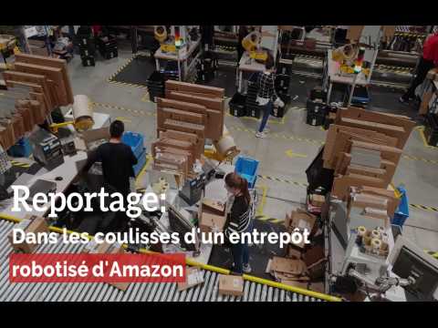 Dans les coulisses d'un entrepôt robotisé d'Amazon 