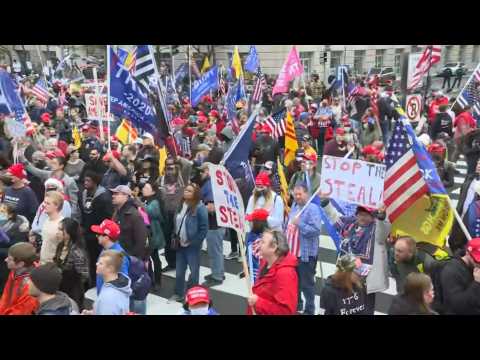 Trump supporters hold DC rally to protest election outcome