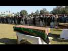 Funeral of killed female Afghan TV journalist and activist