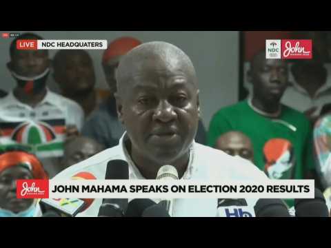 Ghana's opposition candidate rejects election results