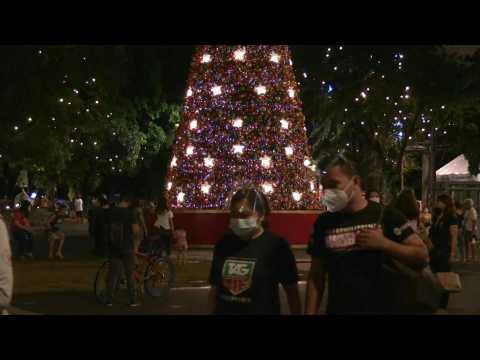 Christmas parks cheer up coronavirus-weary Filipinos