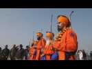 Sikhs join annual procession ahead of of tenth Sikh Guru's birth anniversary amid pandemic