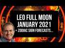 Leo Full Moon 28th January 2021 + Zodiac Sign Forecasts