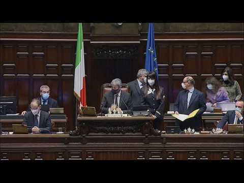 Italian government win confidence vote in the lower house