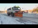 Snow clearing continues in Madrid