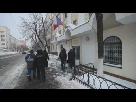 Footage of the Moscow prison where Navalny was sent