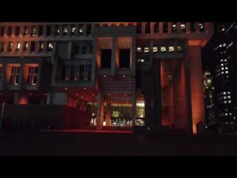 Boston City Hall illuminated to pay tribute to COVID-19 victims