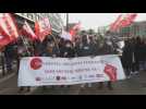 Students protest Covid-19 restrictions in Paris