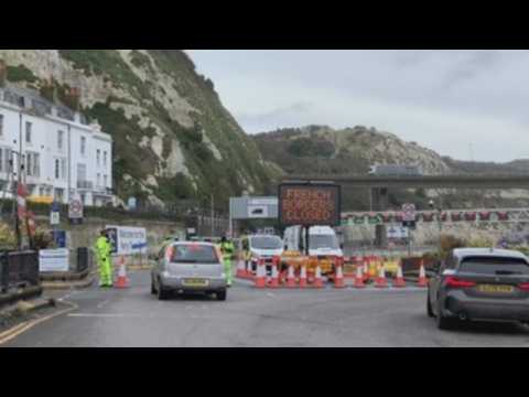 Hundreds of truckers still stranded amid UK-France border closure