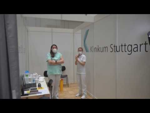 Stuttgart begins mass coronavirus vaccination campaign