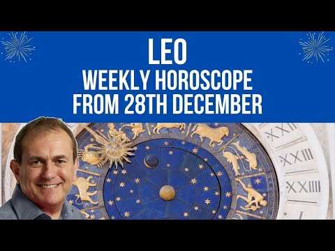 Leo Weekly Horoscope from 28th December 2020