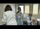 Italy: Vaccinations underway in Rome's Tor Vergata hospital