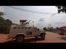 UN troops patrol in Central African capital as election approaches