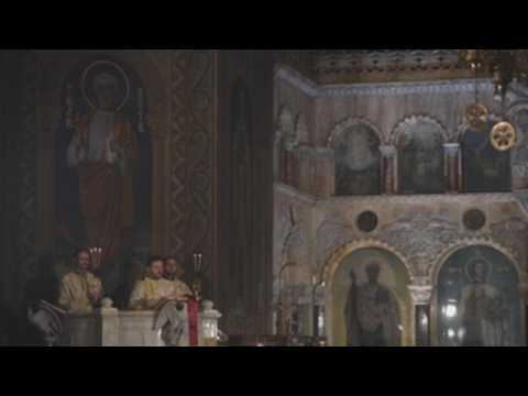 Sofia's St. Alexander Nevski Cathedral celebrates Christmas mass