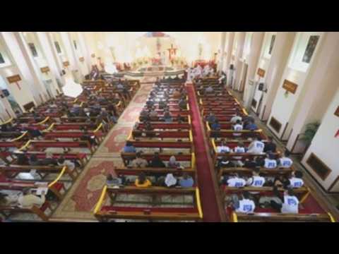 Christians attend Christmas Mass in Baghdad