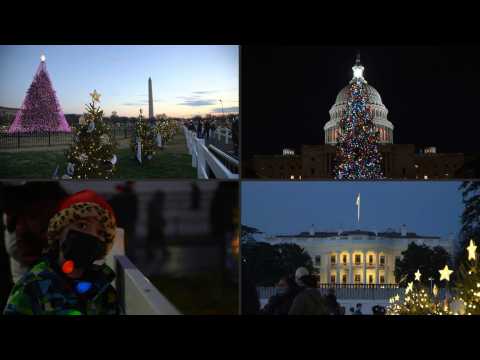Washington DC lights up for Christmas