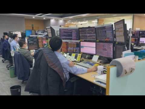 South Korea's Kospi index finishes with 1.7% gains