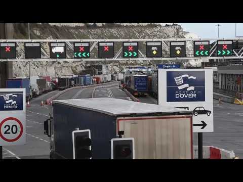 Frustration among the thousands of truckers still stranded around Dover