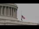 Flags at half-mast in honor of policeman who died during Capitol assault