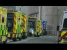 Covid-19: scene outside hospital as London declares "major incident"