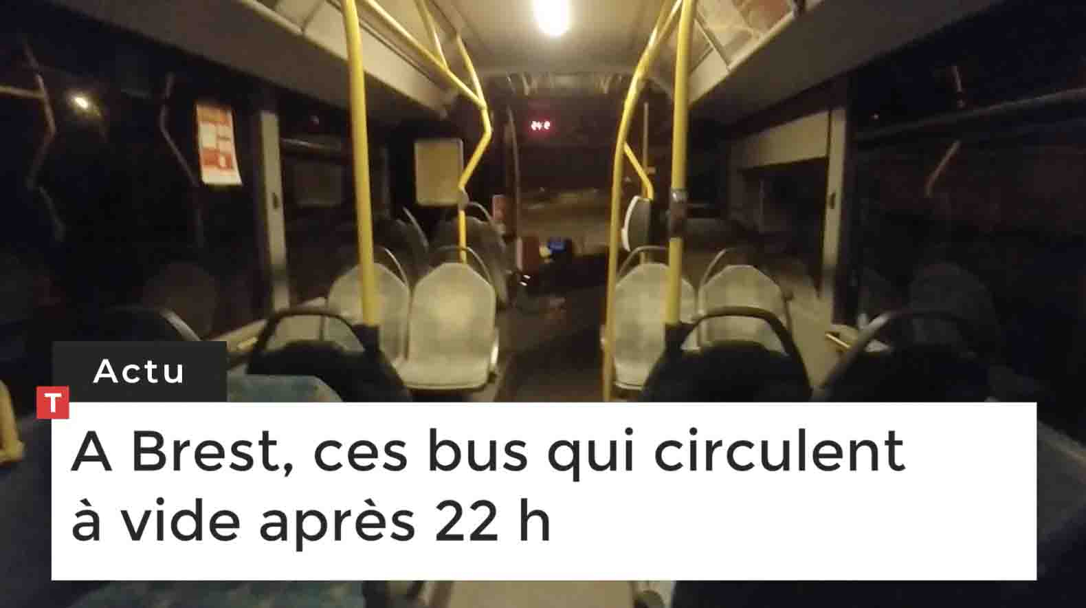 A Brest, ces bus qui circulent à vide après 22 h (Le Télégramme)