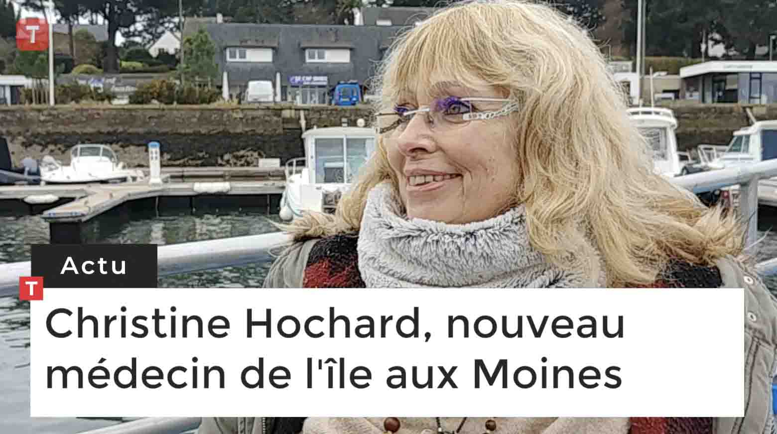 Christine Hochard, nouveau médecin de l'île aux Moines (Le Télégramme)