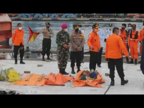 Indonesian authorities continue inspection of plane crash debris