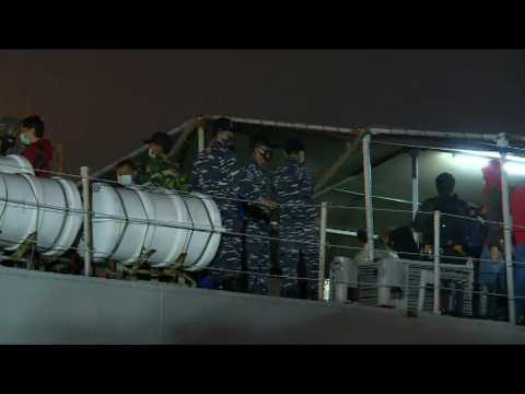 Indonesia: rescue centre at Jakarta port after jet suspected to have crashed